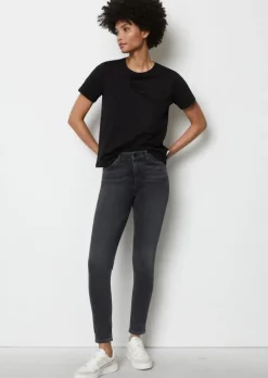Jeans Model Kaj skinny cropped aus Bio-Baumwoll-Mix