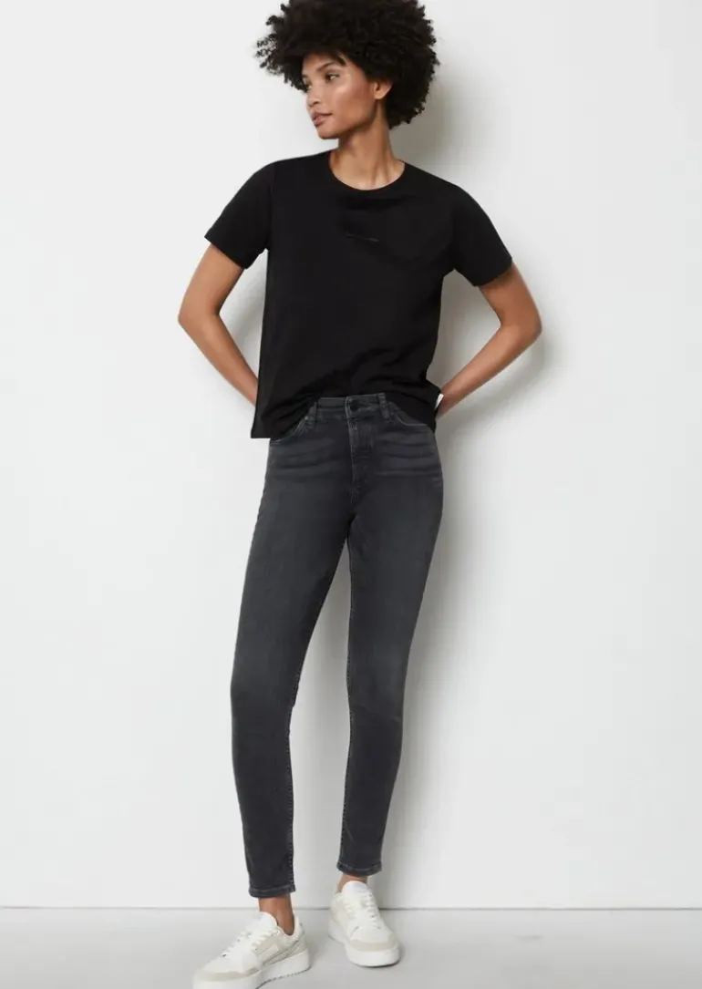 Jeans Model Kaj skinny cropped aus Bio-Baumwoll-Mix
