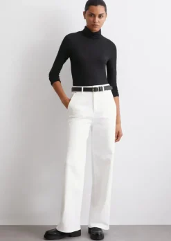 Jeans Model Luma wide aus Organic Cotton-Lyocell-Mix