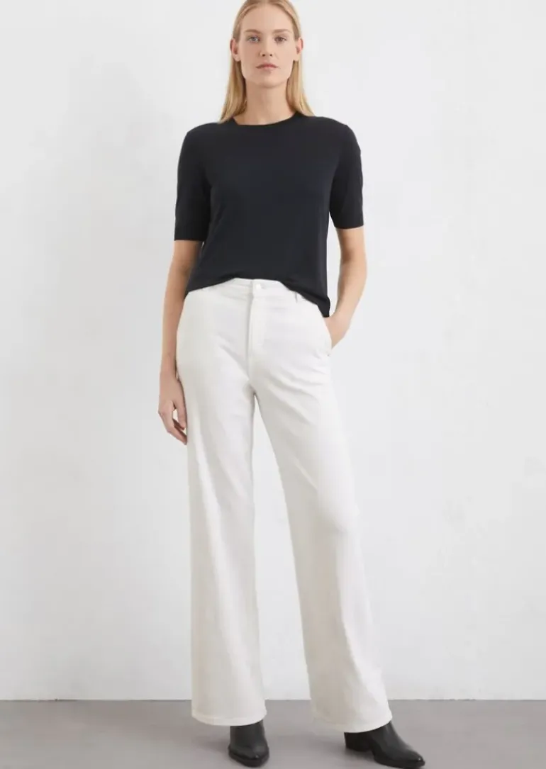 Jeans Model Luma wide aus Organic Cotton-Lyocell-Mix