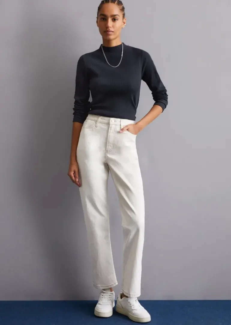 Jeans Model Onna straight cropped aus spanischem Royo-Denim