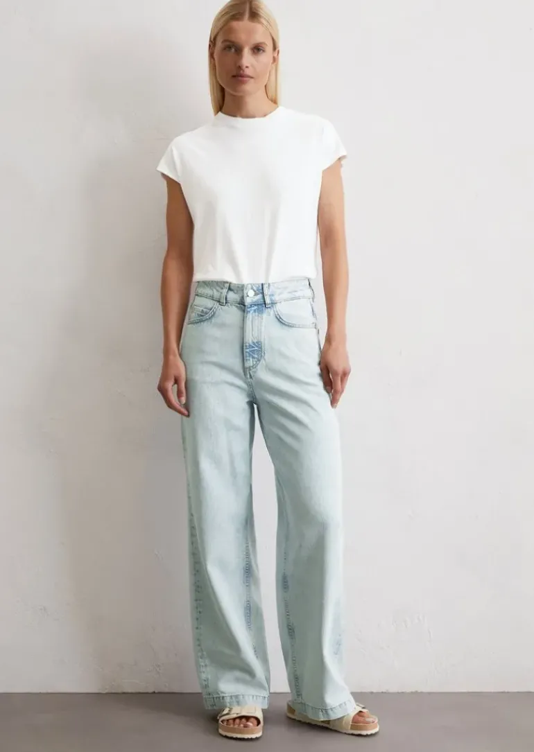 Jeans Model Sjva wide aus Lyocell-Organic-Cotton-Mix