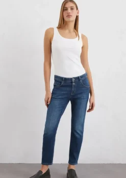 Jeans Model Theda boyfriend aus softem Baumwoll-Stretch