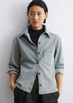 Jeans-Overshirt relaxed aus Organic-Cotton-Lyocell-Mix