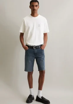 Jeans-Shorts Model Mats tapered aus Bio-Baumwoll-Mix