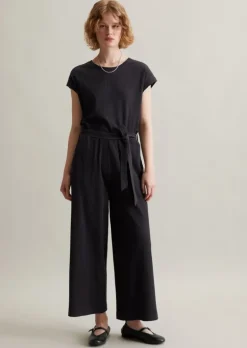 Jumpsuit regular aus Ripp-Jersey