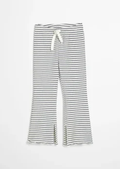 KIDS-GIRLS Leggings aus geripptem Bio-Baumwoll-Jersey