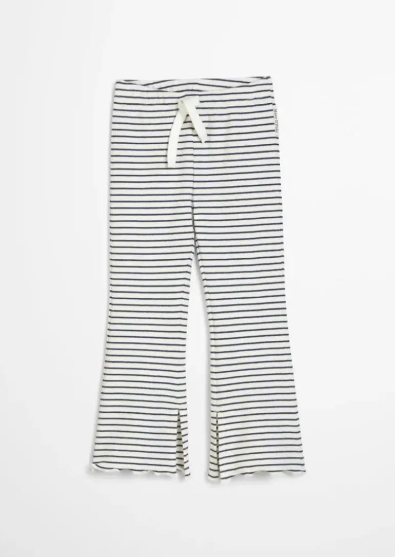 KIDS-GIRLS Leggings aus geripptem Bio-Baumwoll-Jersey