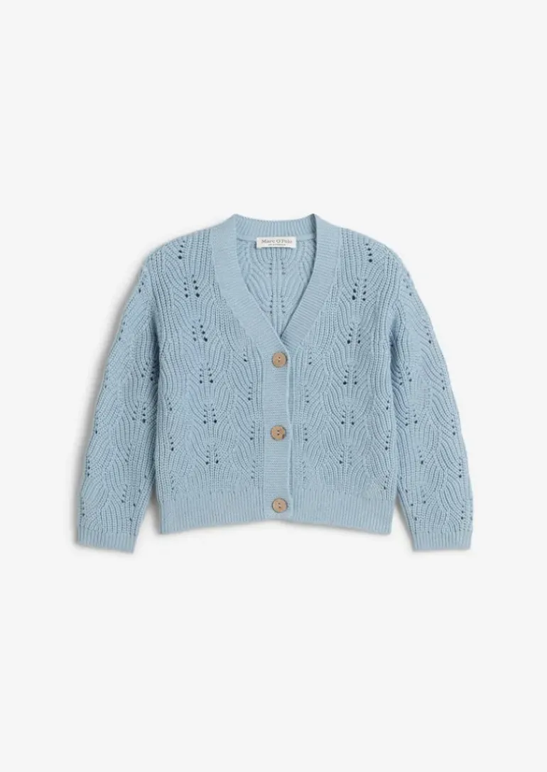 KIDS-GIRLS Strickjacke in Häkel-Optik