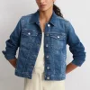 Klassische Jeansjacke mit nachhaltiger Waschung
