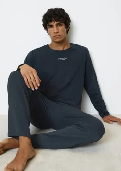 Lounge-Longsleeve regular aus Bio-Baumwolle