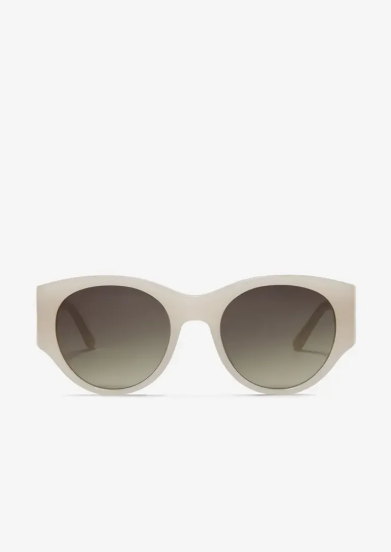 Marc O'Polo x SASKIA DIEZ Unisex-Sonnenbrille mit breitem Bio-Acetat-Rahmen