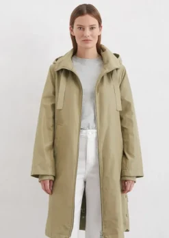 Parka regular aus recyceltem Polyester-Canvas