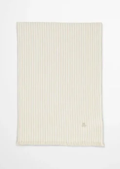 Plaid Model Fine Stripe aus Bio-Baumwolle und Leinen