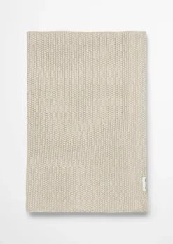 Plaid Model Nordic Knit aus reiner Bio-Baumwolle
