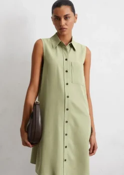 Ärmellose Kleid regular aus TENCEL™ Lyocell
