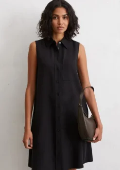 Ärmellose Kleid regular aus TENCEL™ Lyocell