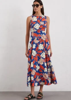 Ärmelloses Kleid fitted aus LENZING™ ECOVERO™