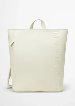 Rucksack medium aus einer Lederalternative aus recyceltem Polyester