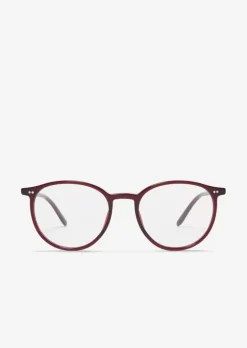 Runde Unisex-Panto-Brille aus hochwertigem Acetat