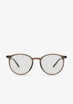 Runde Unisex-Panto-Brille aus hochwertigem Acetat