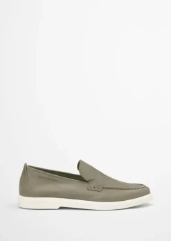 Slip-On-Loafer aus weichem Nubukleder