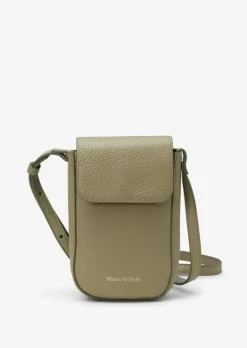 Smartphone-Tasche aus genarbtem Rindleder