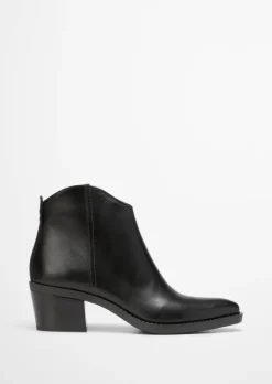 Stiefelette im Western-Stil mit Innenzipper