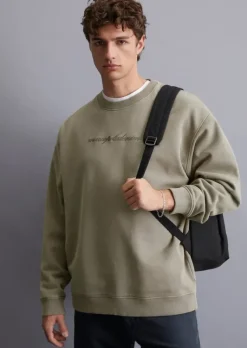 Sweatshirt relaxed aus reiner Bio-Baumwolle