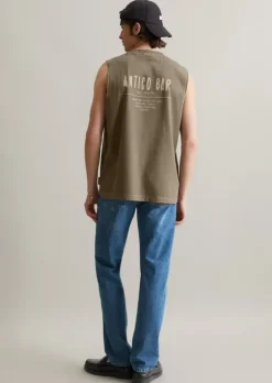Tank Top relaxed mit Rückenprint