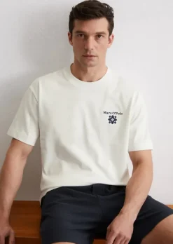 T-Shirt relaxed aus schwerem Bio-Baumwoll-Jersey