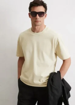T-Shirt relaxed aus schwerem Bio-Baumwoll-Jersey