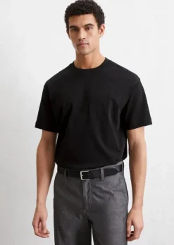 T-Shirt relaxed aus schwerem Bio-Baumwoll-Jersey