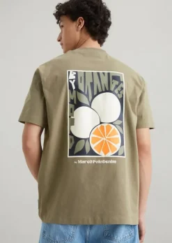 T-Shirt relaxed mit erhabenem Rückenprint