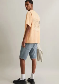 T-Shirt relaxed mit markantem Rückenprint