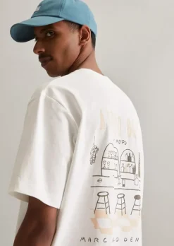 T-Shirt relaxed mit markantem Rückenprint