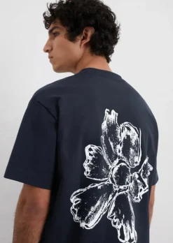 T-Shirt relaxed mit Rückenprint
