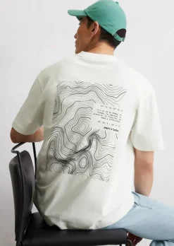T-Shirt relaxed mit Rückenprint