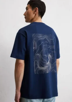 T-Shirt relaxed mit Rückenprint