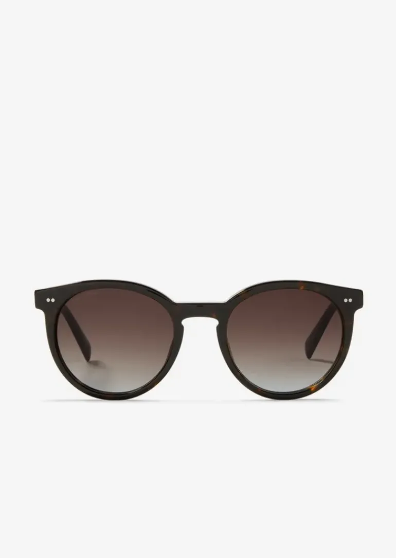 Unisex-Sonnenbrille im Panto-Stil