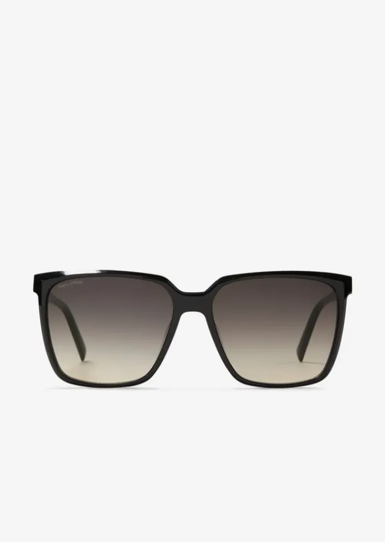 Unisex-Sonnenbrille mit stabilem Bio-Acetat-Rahmen