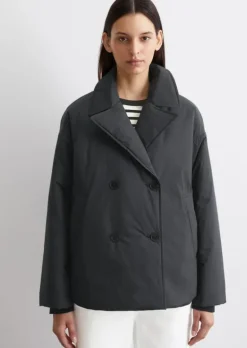 Wattierte Cabanjacke relaxed aus recycelten Textilien