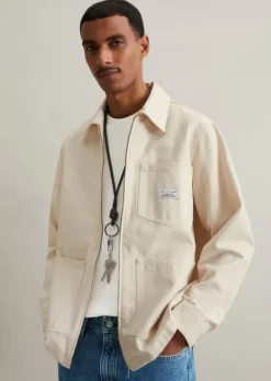 Worker-Jacke relaxed aus robustem Bio-Baumwoll-Twill