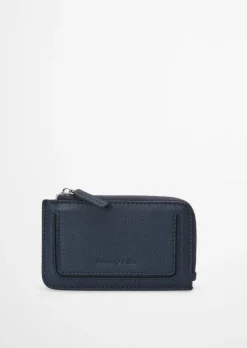 Zipper-Geldbörse small aus fein genarbtem Rindleder